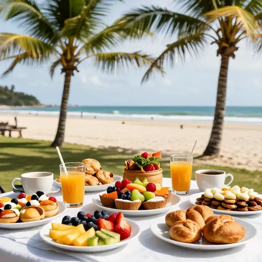 7 melhores opções de café da manhã na Praia de Ponta Negra